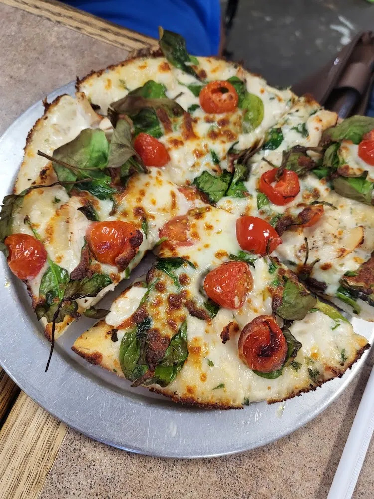 Chicken Alfredo Pizza